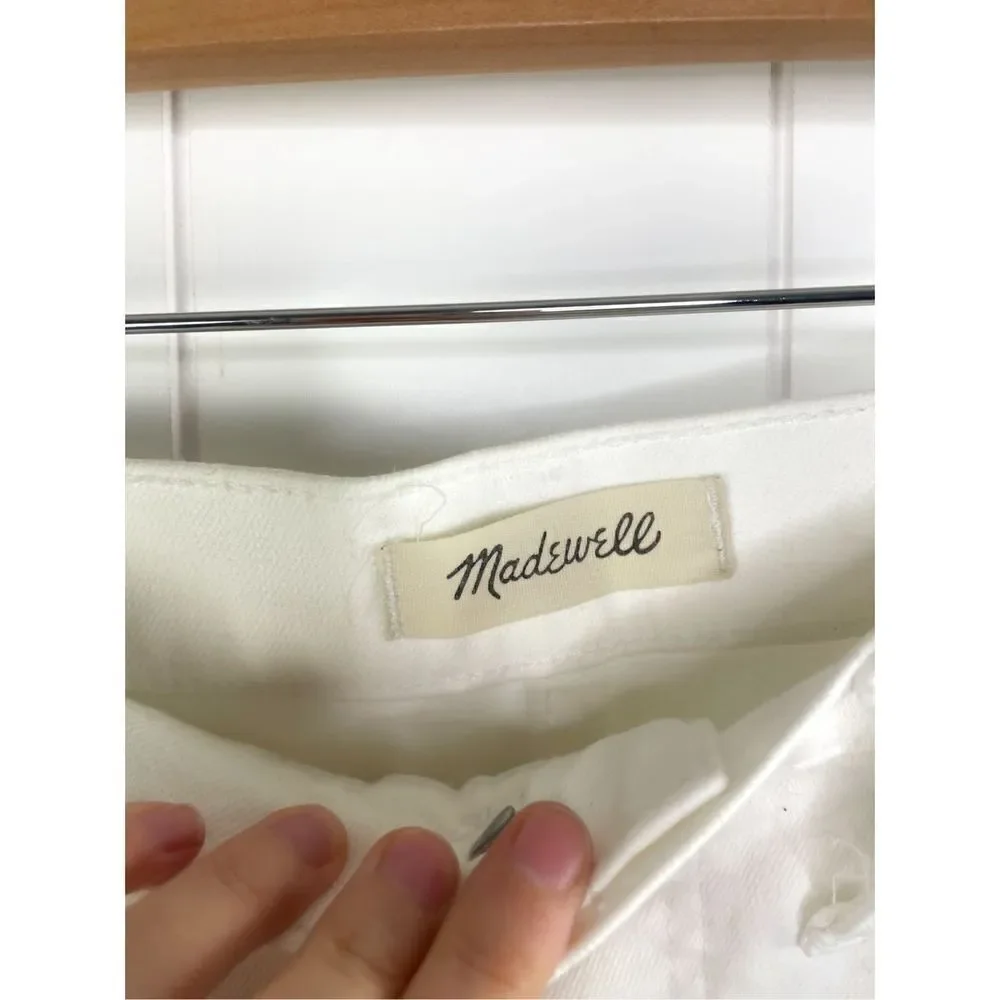 Madewell The Perfect Vintage Crop Jean in Tile White: Button-Front Edition‎ 25 - Picture 6 of 13